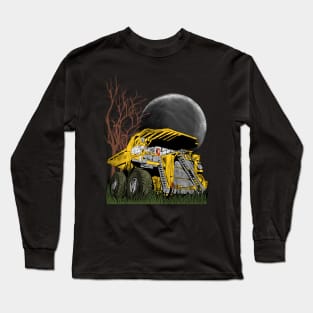 dump truck on halloween Long Sleeve T-Shirt